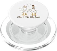 Mme Silly Goose Silly Bride Goose Gettin' Lâche PopSockets PopGrip pour MagSafe