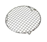 Mmgolhx Filet de Barbecue Circulaire en Acier Inoxydable 304 avec Pieds, Grille for friteuse à air, Filet de vidange d'huile, Filet for Viande fumée, Grille de Cuisson à la Vapeur, 1 pièce(15cm)