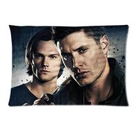 MMHDiy Cartrol Cotton & Polyester Custom Pillowcase- American drama television series supernatural Zippered Pillow case Covers Standard Size 20 & quot;x30 & quot; (one side)