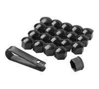 MMHGFIR 20 Pièces Voiture Cache Ecrou Roue, pour BMW 1er E81 E82 E87 E88 F20 F21 F40 F52 116i M135i Cache-éCrous De Pneu Hexagonaux, Capuchons D'éCrou Protection Antipoussière Cache-écrous,B-17MM