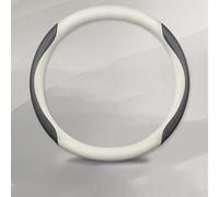 MMHGFIR Couvre Volant Voiture, pour Toyota RAV4 / Hybrid 2019-2023 PU Housse de Volant Antidérapant Respirant Housse de Volant Absorbant la Transpiration Sport,7-38CM(15"),H