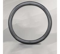 MMHGFIR Couvre Volant Voiture, pour Toyota RAV4 / Hybrid 2019-2023 PU Housse de Volant Antidérapant Respirant Housse de Volant Absorbant la Transpiration Sport,7-38CM(15"),F