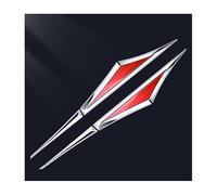 MMHGFIR EmblèMe Logo Voiture Remplacement, pour Ford S-Max MPV/S-Max II MPV 2010-2023 3D Sport Lettres Insigne Autocollant Décoratifs, Matériau ABS Logo Insigne Accessoires,D