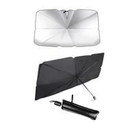 MMHGFIR Pare-Soleil de Pare-Brise Avant de Voiture, pour Opel Corsa-C Corsa-D Corsa-E Corsa-F Pliable Isolation Thermique Couverture,360° Protection UV Parasol Voiture Isolation,80 * 140CM