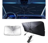 MMHGFIR Pare-Soleil de Pare-Brise Avant de Voiture, pour Renault Espace 6 VI 2023 2024 Pliable Isolation Thermique Couverture,360° Protection UV Parasol Voiture Isolation,80 * 140CM