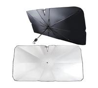 MMHGFIR Pare Soleil Voiture Pare Brise Avant Parapluie, pour Ford Fiesta MK7 2011 2012 2013 2014 2015 2016 2017 Pliable UV Isolation Pare Brise Avant Intérieur Pare Soleil Soiture