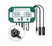MMHHHG Testeur d'eau, Compteur numérique PH EC TDS Salt SG.Temp, testeur de qualité de l'eau, enregistreur de données, Moniteur Intelligent 6 en 1, contrôle par Application Tuya(Only Universal Plug)