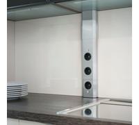 Mmira Mur 1, Aufbausteckdosenelement, 3fach, Sans Interrupteur