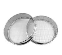 MMLFX 1PC Round 304 SEIGNER Sieve Sieve SEIGN SIEV (Color : 35 Mesh 0.5mm)