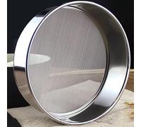 MMLFX 1pc Tamis 40 / 60mesh Rond 304 en Acier Inoxydable Laboratoire Aperture Sifters Standard Shakers Cuisine Flush Powder Filtre Screen (Size : 40 Mesh)