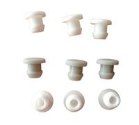 MMLFX 20pcs Bouchon en Silicone Bouchon en Caoutchouc en Caoutchouc de Silicone 2.5mm-50mm Plug Silicone fiche en Caoutchouc de Caoutchouc Silicone Résistance à Haute température Gris