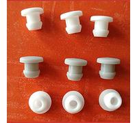 MMLFX 20pcs Silicone Plug Silicone Rubber Stopper Silicone Plug Cone Rubber Hole 2,5 mm-50 mm Joint de Silicone Haute température Résistance à la température Blanc (Color : White, Size : A 9.5mm)
