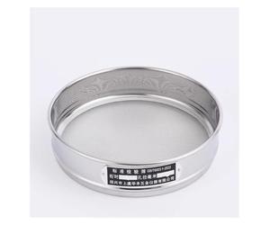 MMLFX Tamis de Laboratoire 1PC DIA 20cm à partir de 10Mesh à 200 Mesh en Acier Inoxydable chroming chroming Body Tamis Tamis Standard Test Standard (Capacity : 160 Mesh(0.097))