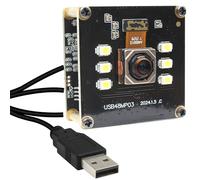 MMlove Module de caméra USB 48 MP Webcam 8 K 4K 30 fps vision nocturne couleur caméra autofocus haute vitesse caméra Lightburn caméra de sécurité industrielle angle de vision 70° pour reconnaissance