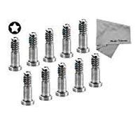 MMOBIEL 10 x 5-Point Star Bottom Pentalobe Screws compatible avec iPhone SE 2022 / SE 2020/8 / 8 + / 7/7 + / 6S / 6S + / 6/6 / 6 + / 5S / 5 - Silver