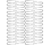 MMOBIEL 100 pièces Outil de Retrait de Carte SIM - Broche d'éjection SIM | Compatible avec iPhone, iPad Samsung, Xiaomi, Oppo, Huawei, OnePlus, Tablets etc.