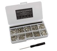 MMOBIEL 300pcs DIN916 Acier Inoxydable M2.5 M3 M4 M5 M6 M8 Douille à tête Allen Assortiment de vis sans tête hexagonales avec clés hexagonales