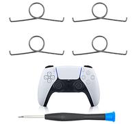 MMOBIEL 4 pièces L2 R2 Ressorts de Bouton de déclenchement pour la Manette DualSense CFI-ZCT1W de la PlayStation 5 PS5, avec (+) Tournevis.