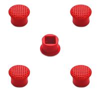 MMOBIEL 5 pièces Caoutchouc TrackPoint Clavier Souris Casquette Rouge avec dôme Souple et pointeur pour Ordinateur Portable Lenovo ThinkPad X/T/E/S/L/P/Yoga Series