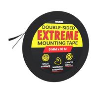 MMOBIEL 5mm Ruban Adhésif de Montage Double Face pour Montage Intérieur Robuste, Décoration, Bricolage, Maison, Bureau, Fixation Tapis, Bandes Lumineuses LED - Rouleau 10m