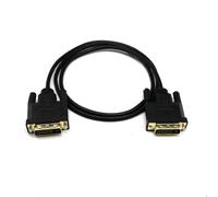 MMOBIEL Adaptateur de Câble DVI vers DVI - DVI-D Mâle Dual Link vers DVI-D Mâle Dual Link - Câble de Conversion pour Moniteur, PC, TV, Projecteur - 1080p Full HD 60Hz - Connecteur Or - 2 m
