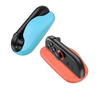 Base Souris pour Nintendo Switch 2 par MMOBIEL - Lot de 2 Supports de Manette pour Joy-Con - Prise Ergonomique pour Mode Souris - Précision Améliorée & Protection - Rouge/Bleu