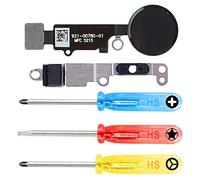 MMOBIEL Bouton Home Compatible avec iPhone SE 2022 / SE 2020/8 / 8 Plus - Home Button Remplacement avec Connecteur Nappe Flex - INCL. Tournevis - Noir