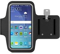 MMOBIEL Brassard de téléphone extensible pour course à pied compatible avec Samsung Galaxy S21 Ultra / A71 / A22 / A13 / A12 et autres modèles jusqu'à 7,5"