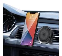 MMOBIEL Chargeur Magnétique Téléphone Support Chargeur de Voiture sans Fil Compatible avec MagSafe-15W Wireless CarCharger Hands Free-Chargeur Magnétique sans Fil Compatible with iPhone 17/16/15/14/13