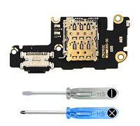 MMOBIEL Connecteur de Charge Compatible avec Xiaomi Mi 10T / 10T Pro - Dock Connector USB C - avec Jack Audio/Microphone/Antenne Remplacement - INCL. Tournevis