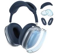 MMOBIEL Coque en Silicone pour AirPods Max Écouters Housses TPU Souple pour Les Coupelles d’Oreille, Housse Silicone Les Oreillettes et l’Arceau - Anti-Rayures Coque de Protection - Bleu