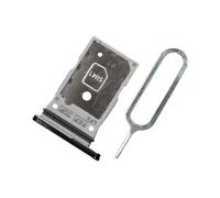 MMOBIEL Double Support de Fente de Carte SIM de Remplacement Compatible avec Samsung Galaxy Z Fold4 5G - Inclus. Joint en Caoutchouc et Sim Pin - Noir