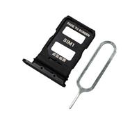 MMOBIEL Double Support de Fente de Carte SIM de Remplacement Compatible avec Xiaomi 13 Pro - Inclus. Joint en Caoutchouc et Sim Pin - Noir