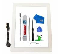 MMOBIEL Écran Tactile Compatible iPad 3 (Blanc) 9.7 Pouces 2012 avec Digitizer préassemblés et Kit d'outils Inclus