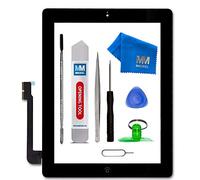MMOBIEL Écran Tactile Compatible iPad 3 (Noir) 9.7 Pouces 2012 avec Digitizer préassemblés et Kit d'outils Inclus
