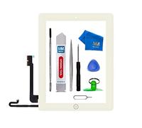 MMOBIEL Écran Tactile Compatible iPad 4 (Blanc) 9.7 Pouces 2012 avec Digitizer préassemblés et Kit d'outils Inclus