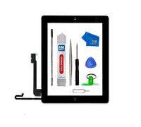 MMOBIEL Écran Tactile Compatible iPad 4 (Noir) 9.7 Pouces 2012 avec Digitizer préassemblés et Kit d'outils Inclus
