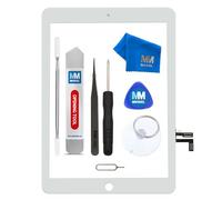 MMOBIEL Écran Tactile Compatible iPad 5 2017 (Blanc) 9.7 Pouces Touchscreen Display Glass Assembly INCL. Tool kit