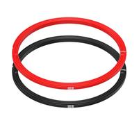 MMOBIEL Fil Électrique 28 AWG - 28 Gauge (0,08mm²) Câble en Cuivre Étamé - 2 Fils Séparés Rouge et Noir Chacun 5m / 16.4ft pour Réparation Électrique, Capteurs, RC, Drones, Fils de Haut-parleurs