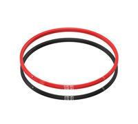 MMOBIEL Fil Électrique Câble en Cuivre Étamé - 2 Fils Séparés Rouge et Noir Chacun pour Drones, Imprimantes 3D, Batteries, Fils de Haut-parleurs, Bandes de Led (28 Awg, 2,5m)