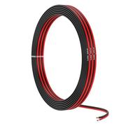 MMOBIEL Fil Électrique Parallèle 20 AWG - 20 Gauge 10m / 32.8ft - Câble en Cuivre Étamé - 2 Conducteur pour Fil Automobile - Bandes LED, Fil Audio/Haut-parleur, Eclairage Paysage Basse Tension, Lampes