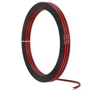 MMOBIEL Fil Électrique Parallèle 22 AWG - 22 Gauge 10m / 32.8ft - Câble en Cuivre Étamé - 2 Conducteur pour Fil Automobile - Bandes LED, Fil Audio/Haut-parleur, Eclairage Paysage Basse Tension, Lampes