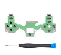 MMOBIEL Flex Ruban de Remplacement du Clavier en Film conducteur pour Manette PlayStation PS4 Dualshock 4 JDS-001 / JDS-011 INCL (+) Tournevis