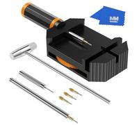 MMOBIEL Kit d'outils de réparation de Bracelet de Montre Outil de réparation de Montre avec Bouton à Ressort en Acier, Noir - Marteau, Moderne