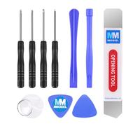 MMOBIEL Kit d'outils pour Smartphones 10 en 1: Tournevis, spudger en métal, Ventouse écrans, Chiffon Microfibres