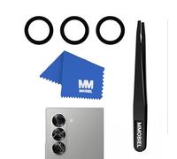 MMOBIEL Lentille en Verre pour Caméra Arrière Compatible avec Samsung Galaxy Z Fold6 - Vitre Appareil Photo - Inclus Double Face Adhésif, Pincettes et Chiffon