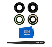 MMOBIEL Lentille en Verre pour Caméra Arrière Compatible avec Xiaomi 13T / 13T Pro - Vitre Appareil Photo - Inclus Double Face Adhésif, Pincettes et Chiffon