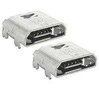 MMOBIEL Lot de 2 Ports Micro USB Compatible avec Samsung Galaxy Series, Tab 3, Tab A, Tab E + Kit d'Outils Inclus