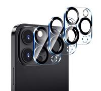 MMOBIEL Lot de 3 Protecteurs d'Objectif l'Appareil Photo pour 16 Pro/Pro Max [3 Pack] Verre Trempe 9H Protecteur d'Objectif, Résistant aux Rayures, Film Protecteur d'Objectif Clair - Transparent