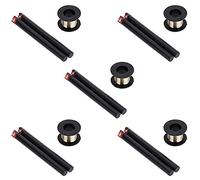 MMOBIEL Lot de 5 Fils de Coupe Molybdène Or (Diamètre: 0.08mm, Taille: 100m) + Manches de Support